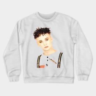 Vintage Style 80s Boy George Fan Art Design Crewneck Sweatshirt